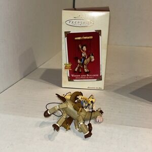 Woody and Bullseye 2002 Hallmark Keepsake Ornament‎ Toy Story 2 Disney E4